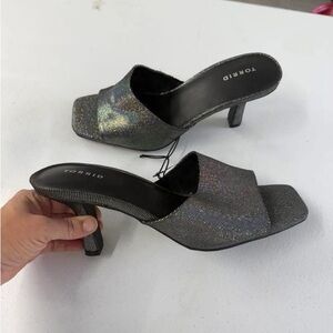 Torrid Black Glitter Heels